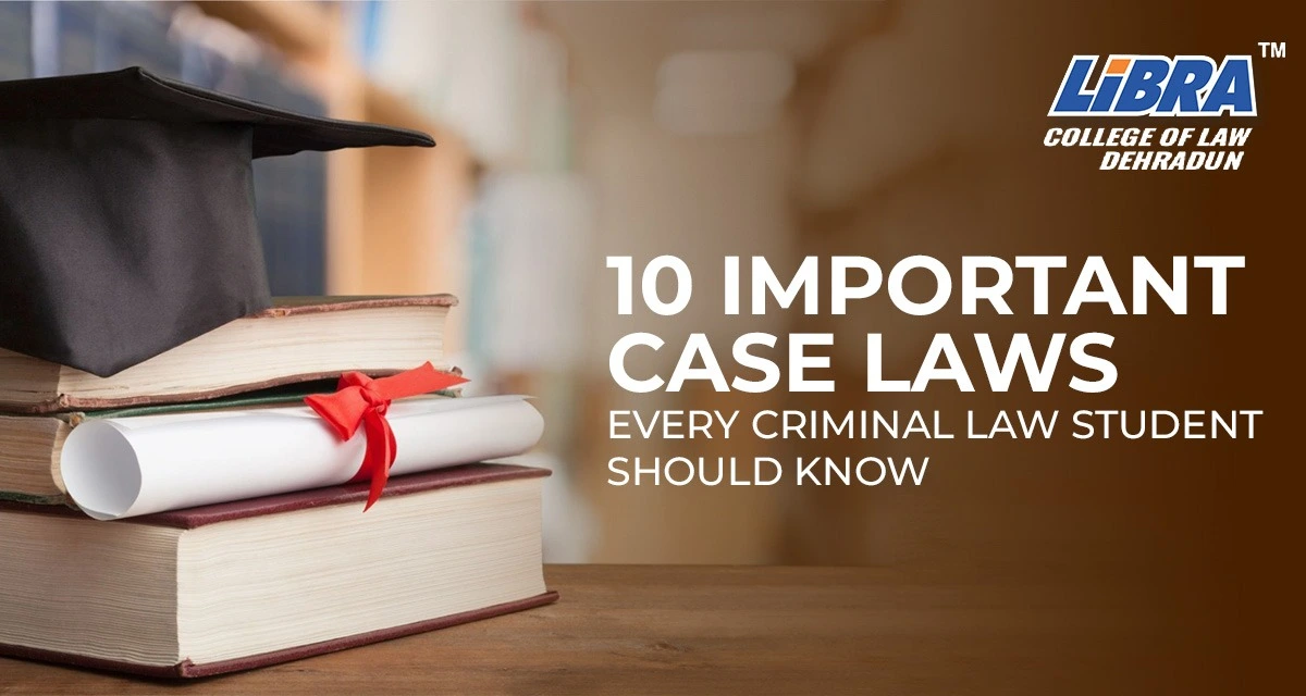 10 Important Case Laws Every Criminal Law Student Should Know